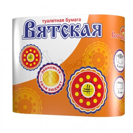 Туалетная бумага Вятская