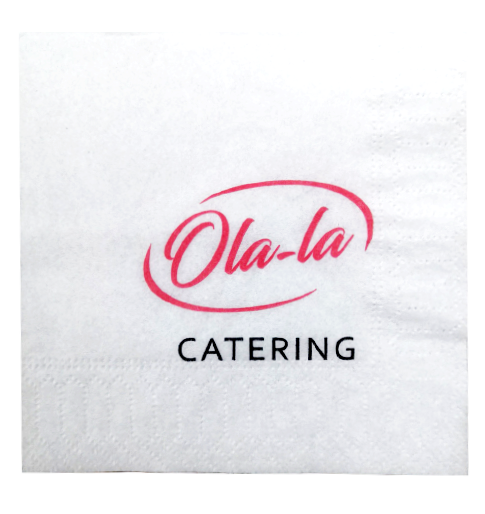 Салфетка с логотипом Ola-la